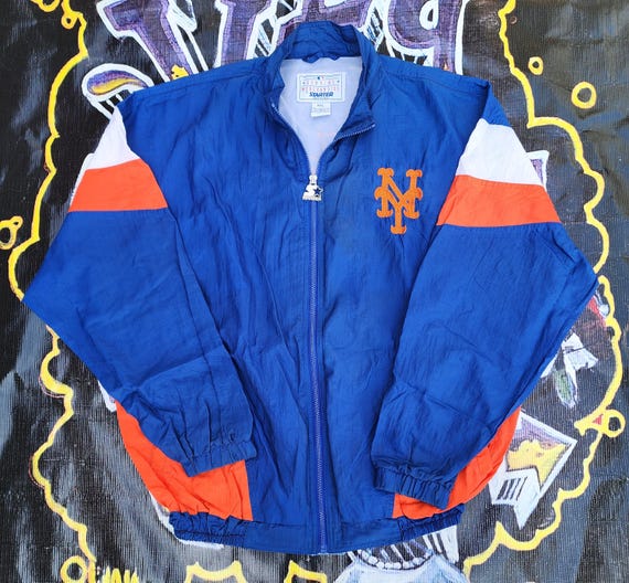 Vintage 90s New York Mets Starter Windbreaker Jacket XXL - Etsy