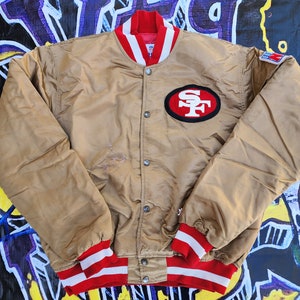 Vintage 1980s San Francisco 49ers Starter Pro Line Satin Bomber