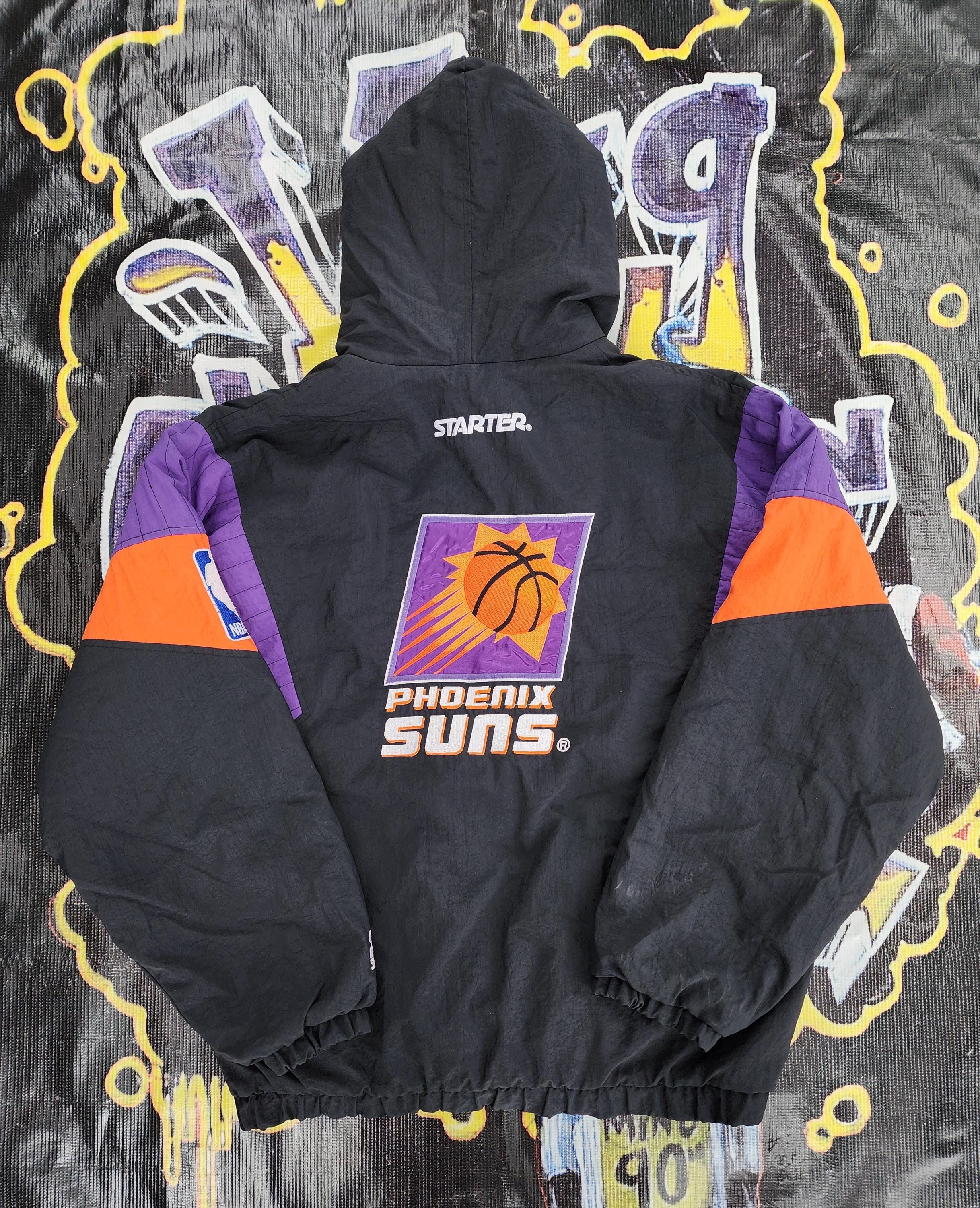 Vintage 90s Phoenix Suns Starter Pouch Jacket Black Purple M/L - Etsy