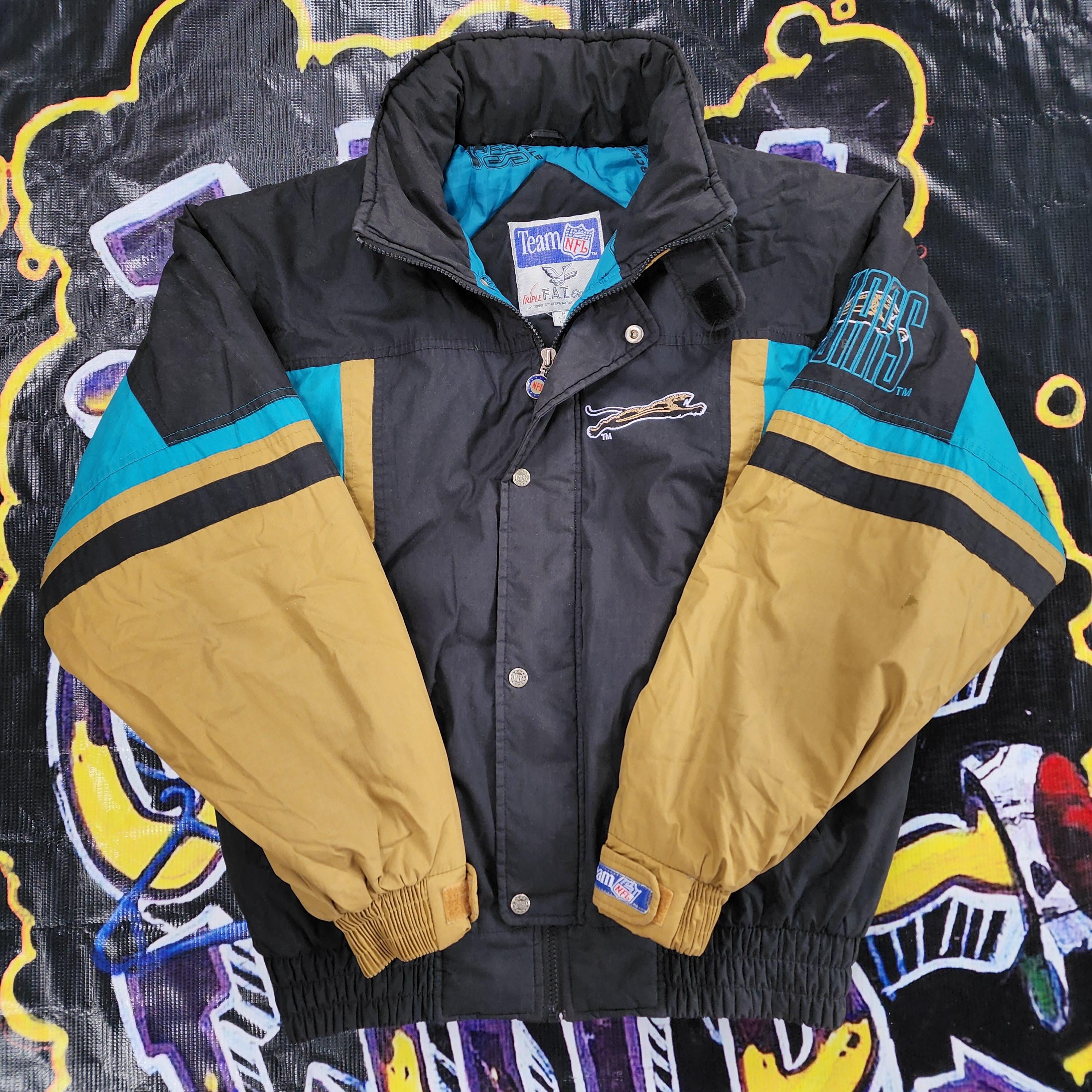 Vintage 1990s Jacksonville Jaguars Team NFL Goose Down Vintage 1990s Jacksonville Jaguars Team NFL Goose Down
