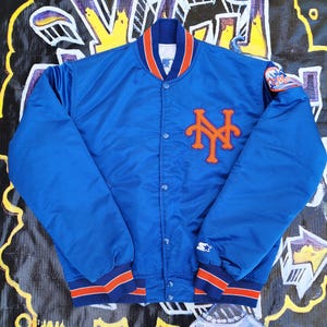Starter Jacket New York Mets Size L Vintage JACKET - Etsy Starter Jacket New York Mets Size L Vintage JACKET - Etsy