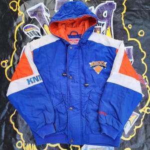Vintage 1990s New York Knicks Nutmeg Mills Jacket Large
