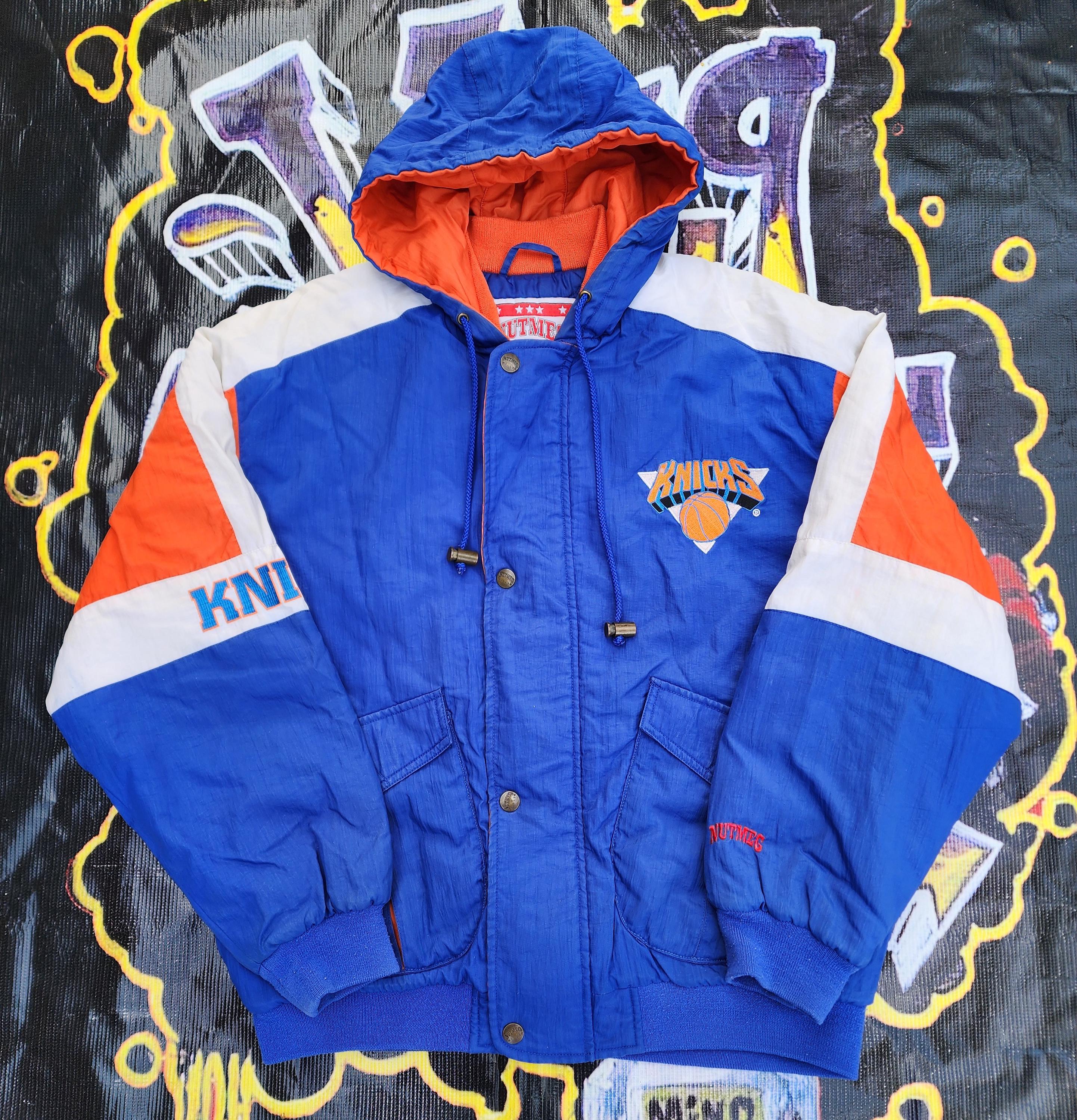Vintage 1990s New York Knicks Nutmeg Mills Jacket Large - Etsy