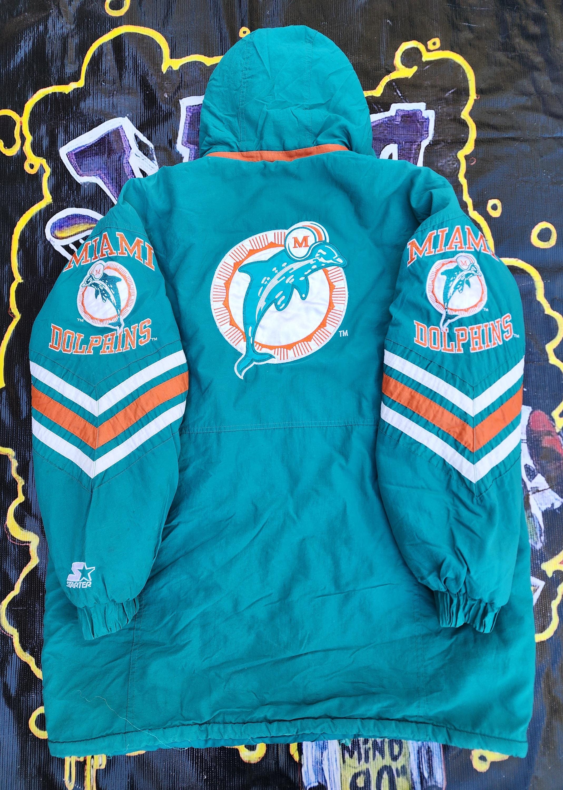 Miami Dolphins Starter ジャケット L Vintage Miami Dolphins Starter Jacket - L