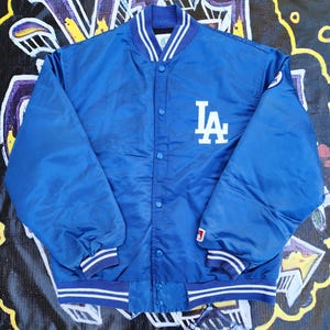 Vintage 80s 90s Los Angeles Dodgers Genuine Merchandise Corp Satin
