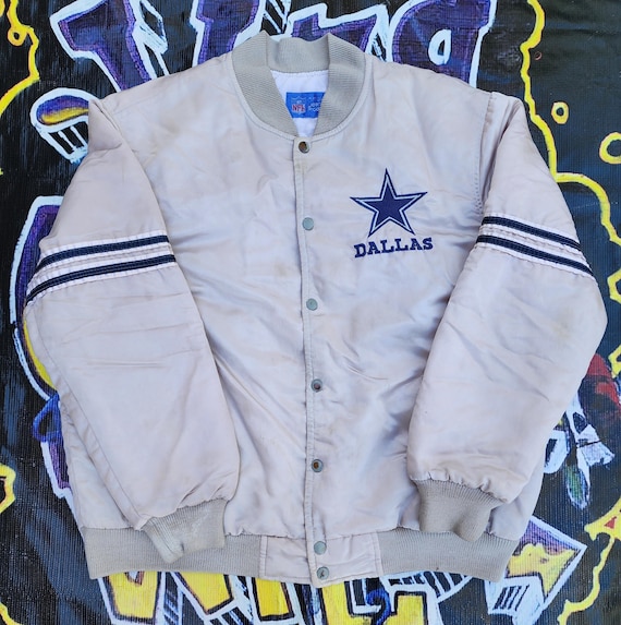 NFL Dallas Cowboys ジャケット　激レア‼︎ Vintage Dallas Cowboys Jacket Mens XL Blue NFL Football Nutmeg