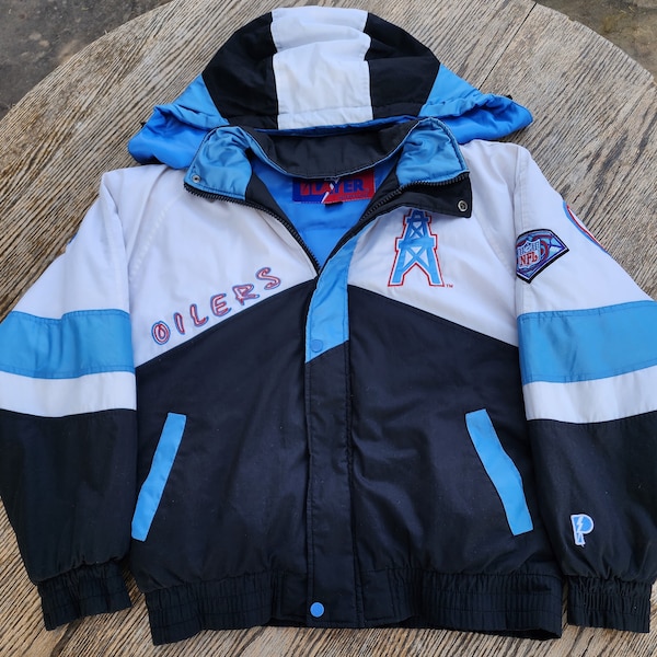 Vintage Oilers Jacket Etsy