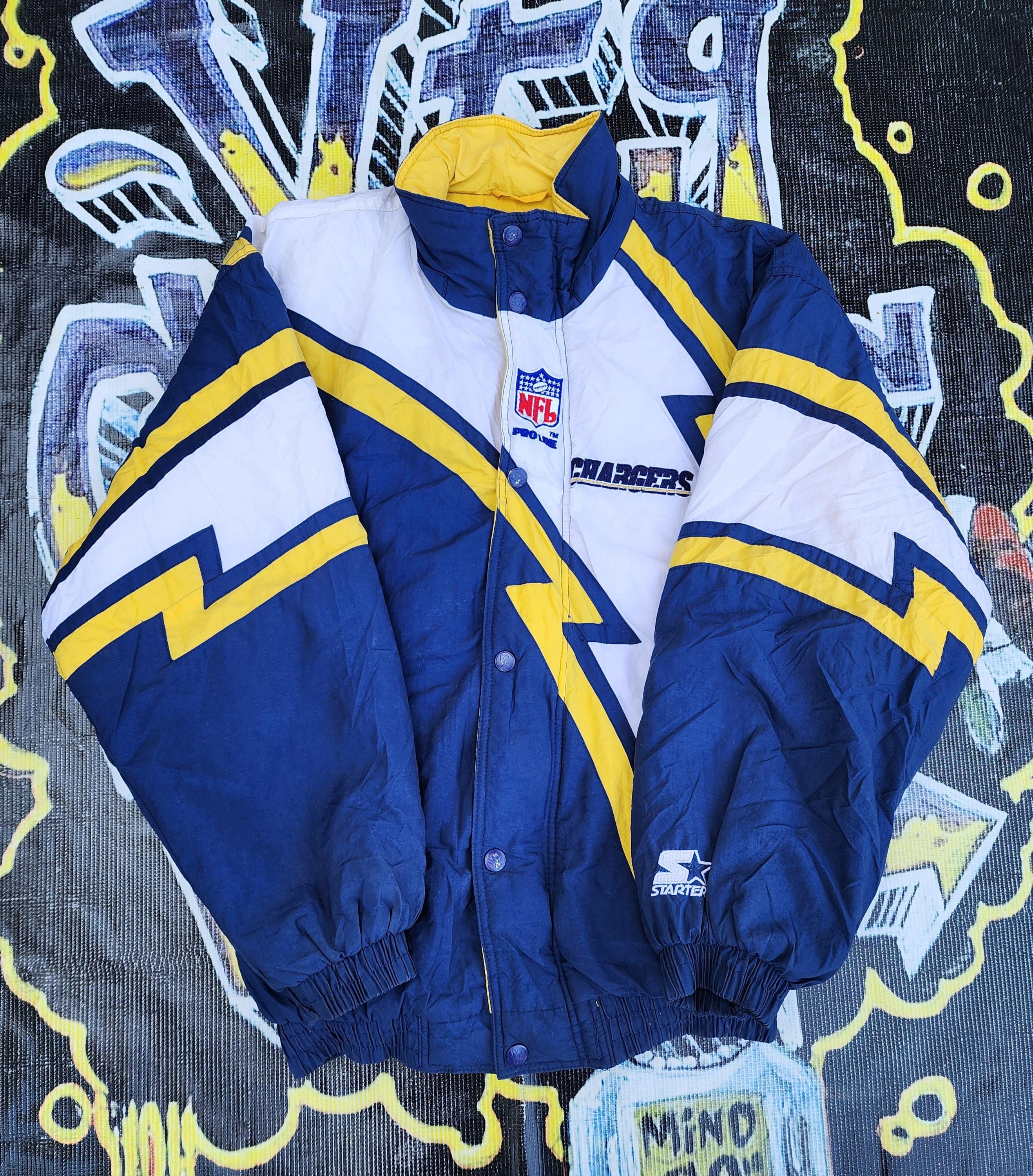 Rare!!! Vintage 90s San Diego Chargers Starter Pro Line Big Logo