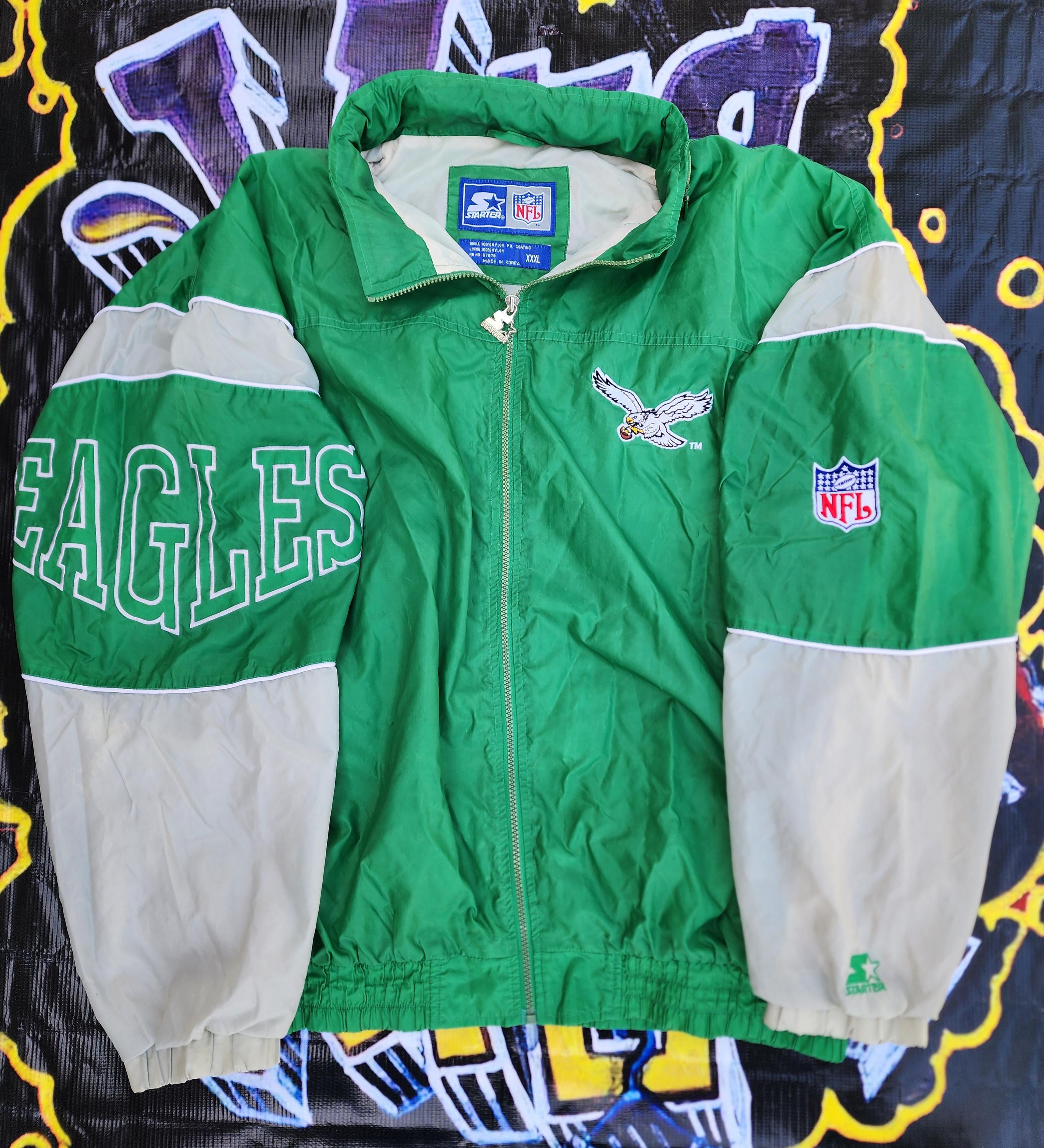 90s Starter Jacket Eagles Etsy UK