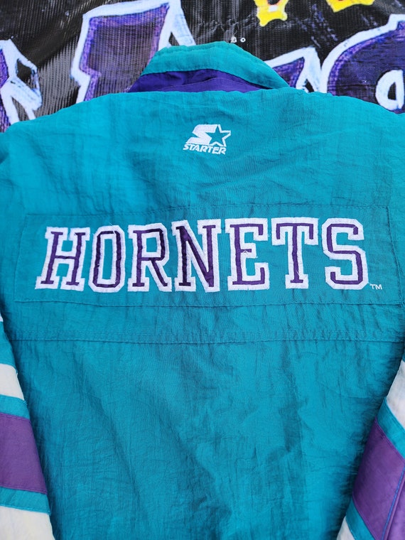 Vintage 1990s Charlotte Hornets Starter Full Zip … - image 7