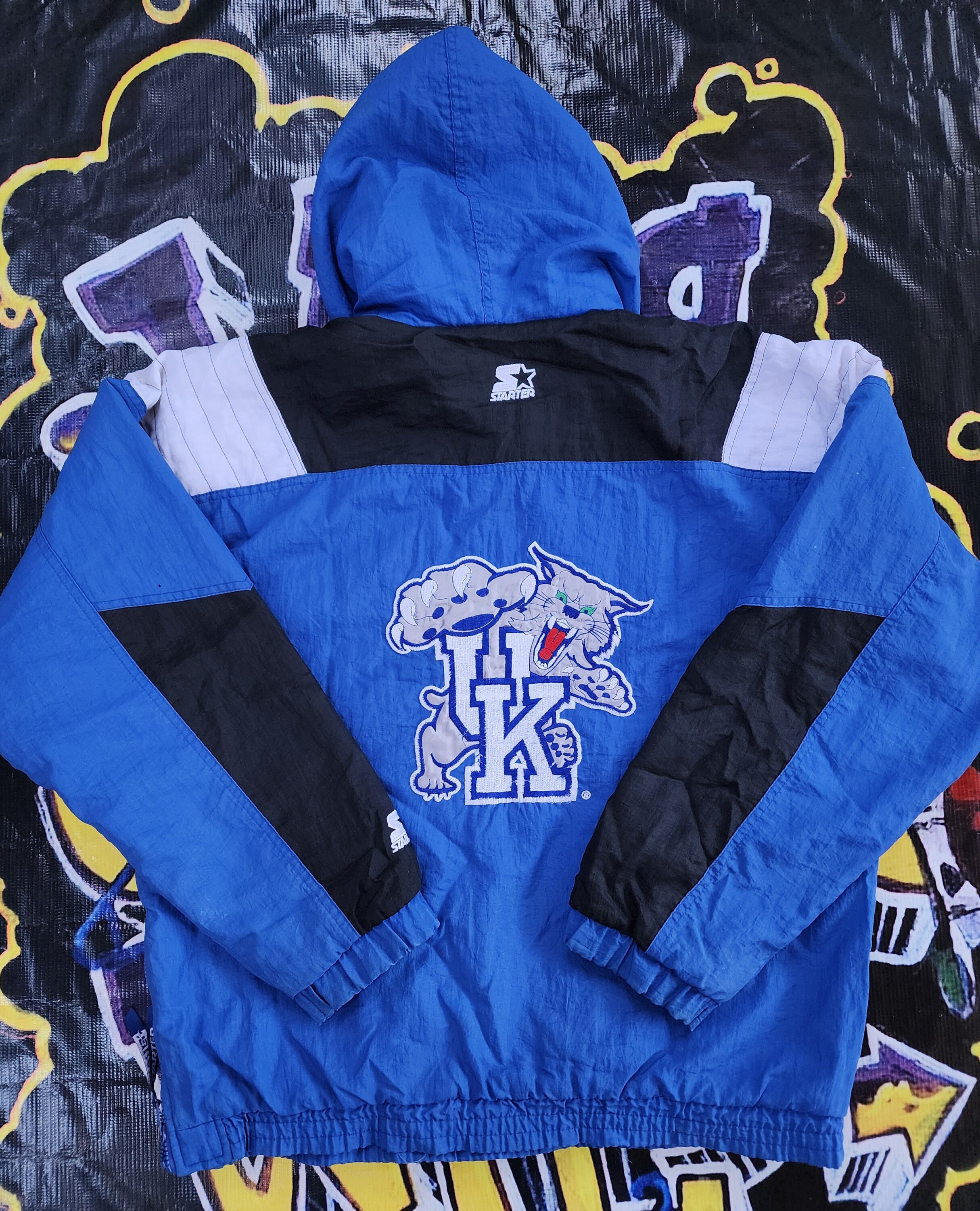 Vintage 1990s Kentucky University Wildcats Starter Pouch