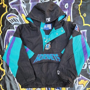 Charlotte Hornets Vintage Starter Jacket (L) - Etsy