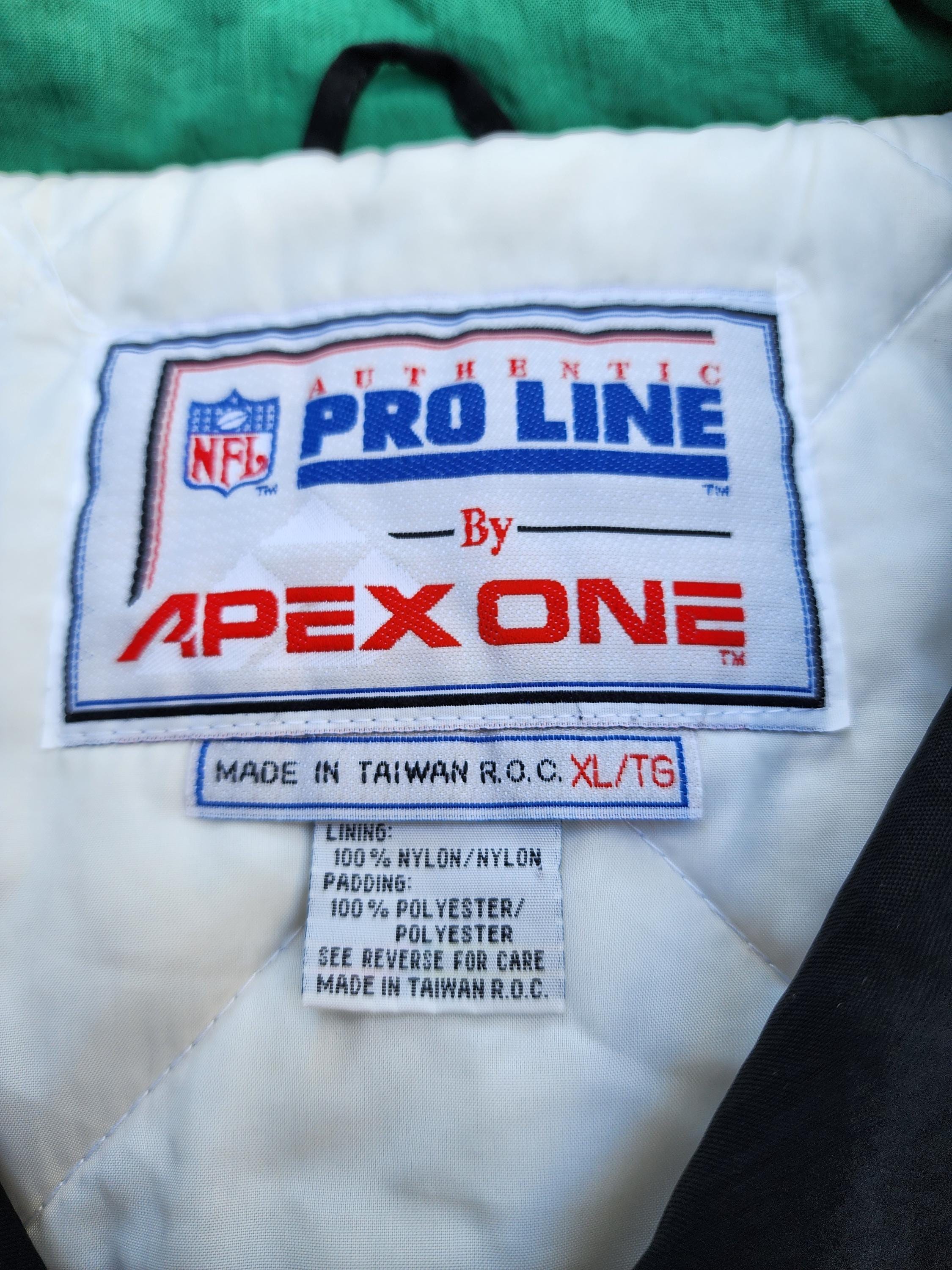 Vintage 90s Philadelphia Eagles Apex One Pro Line Wave Jacket XL