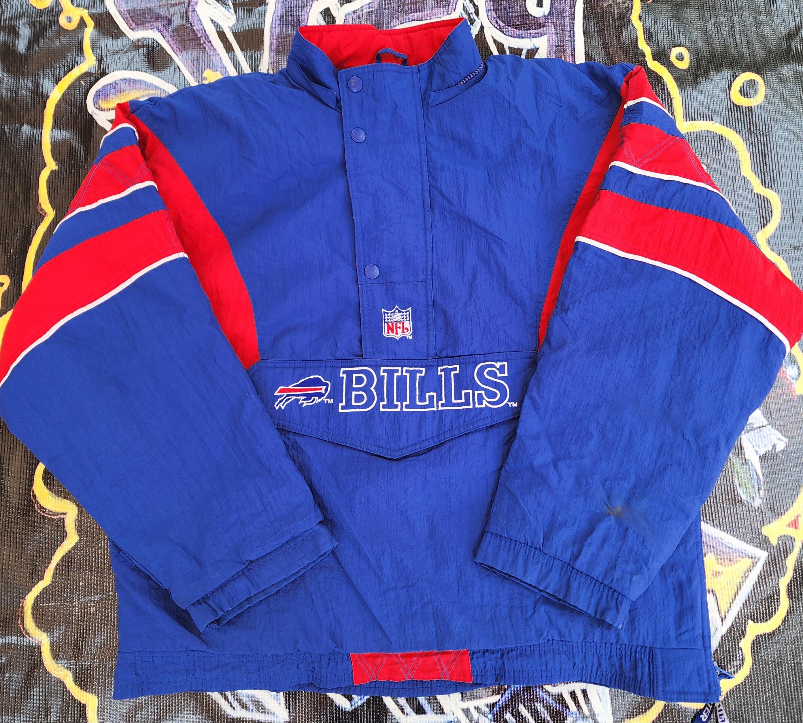 Vintage 1990s Buffalo Bills Starter Pro Line Pouch Jacket XL