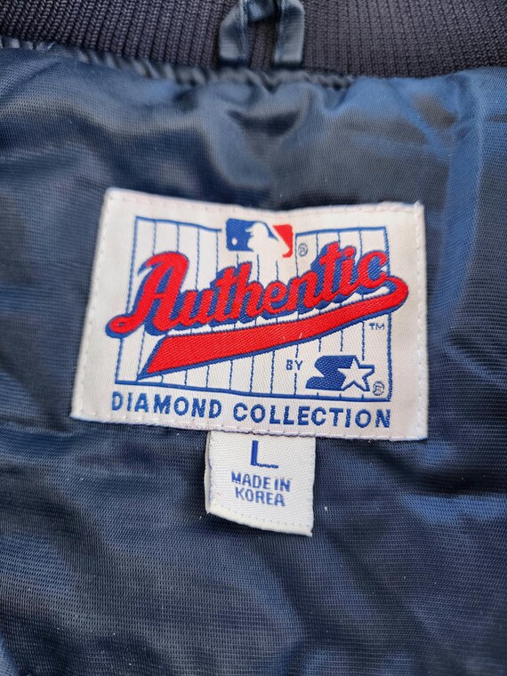 Vintage 90s Anaheim Angels Starter Diamond Collection Bomber Satin