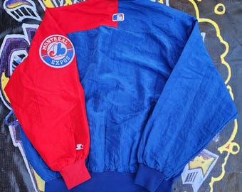 Vintage 90s Montreal Expos Starter Nylon Jacket XL - Etsy