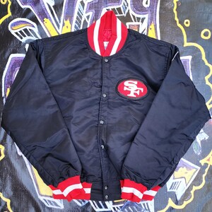 Vintage 80s 90s San Francisco 49ers Starter Pro Line Satin Jacket
