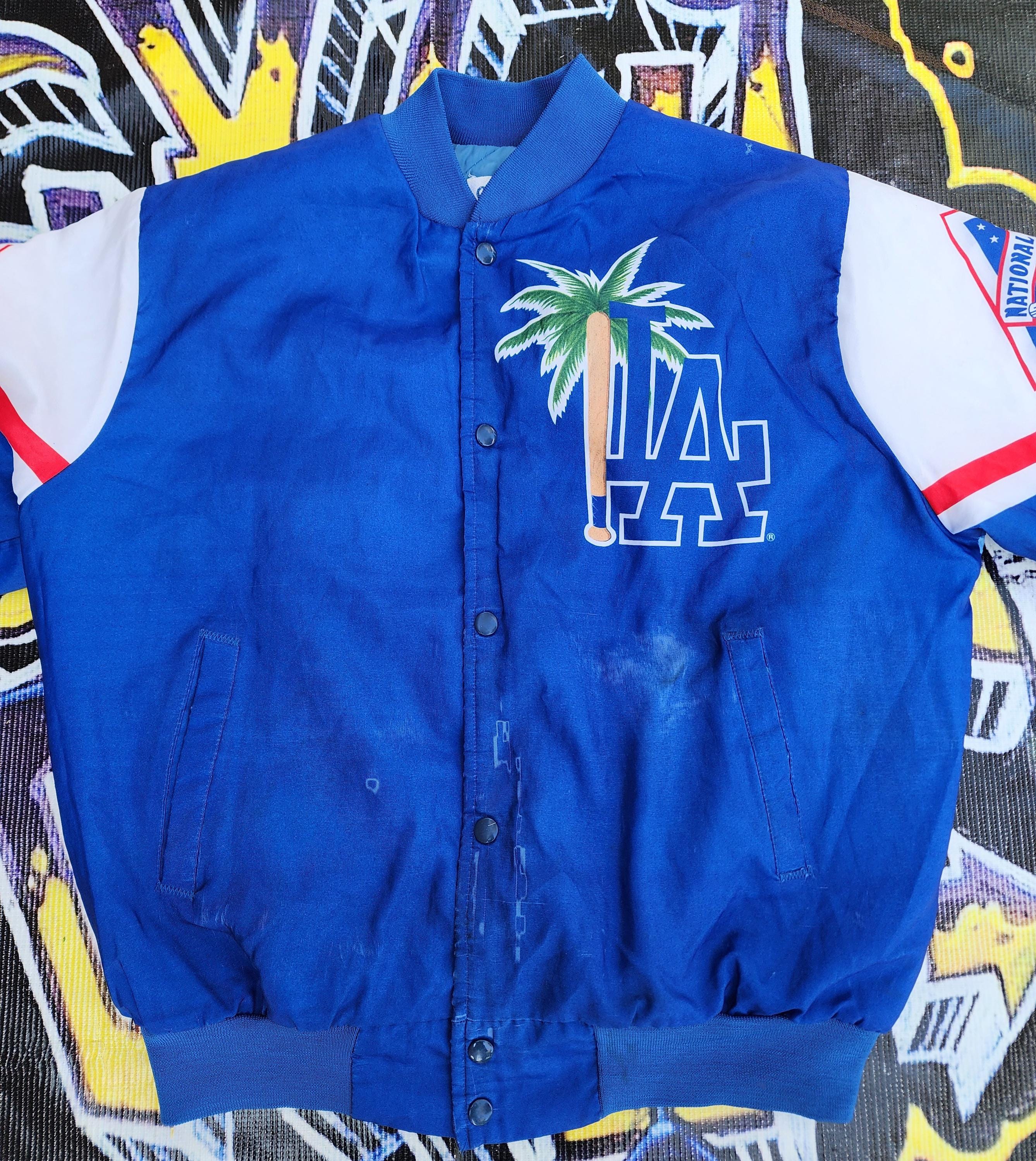 Vintage 1989 Los Angeles Dodgers Chalk Line Fanimation Satin
