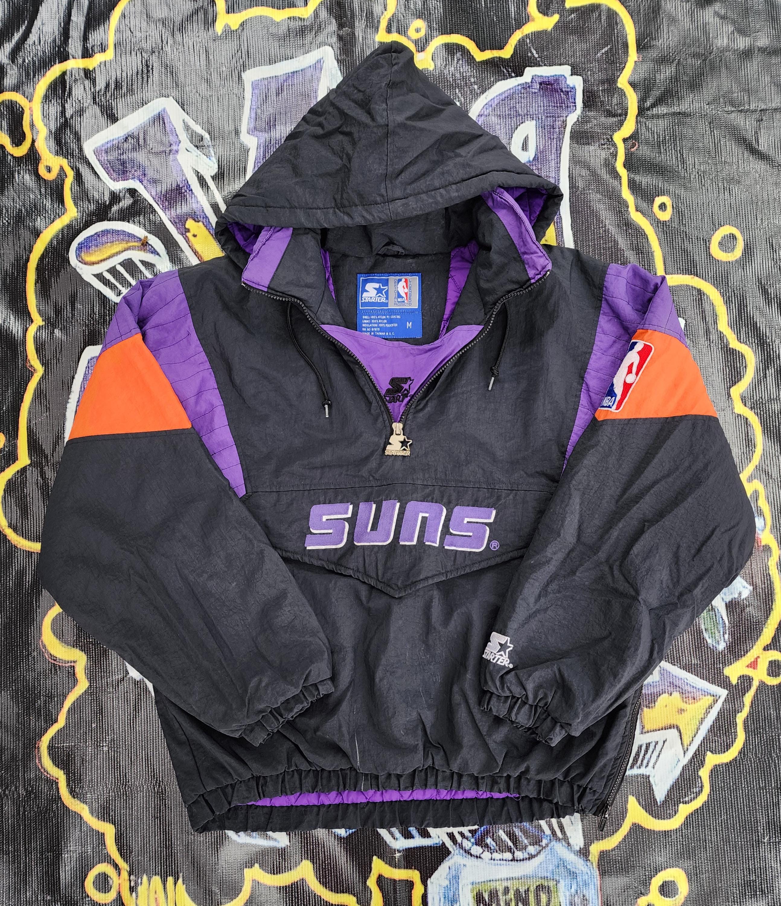 Vintage 90s Phoenix Suns Starter Pouch Jacket Black Purple M/L - Etsy