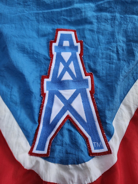 Vintage 1990s Houston Oilers Apex One Jacket XL - Etsy