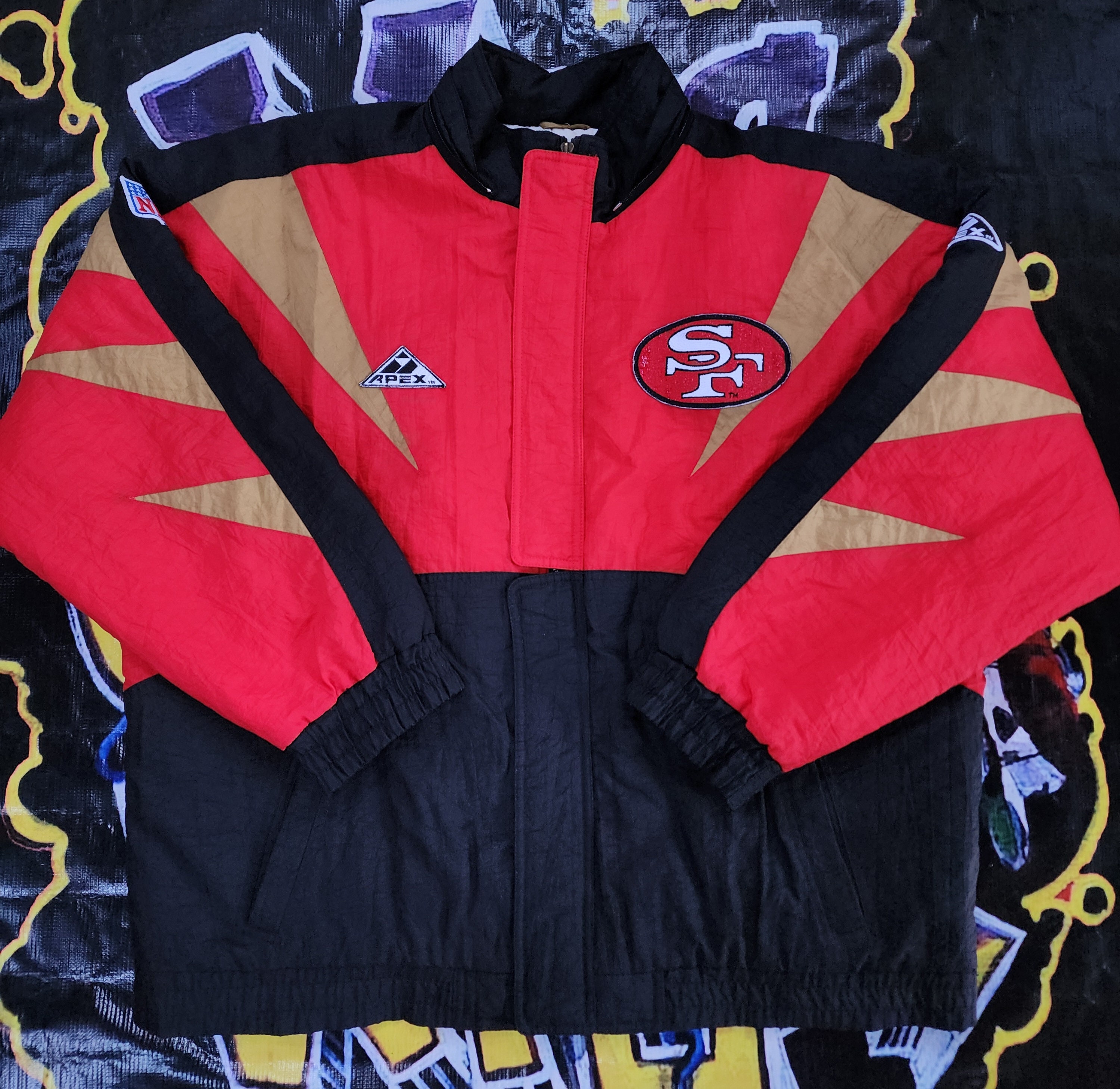 Vintage 1990s San Francisco 49ers Apex One Jacket XL - Etsy Vintage 1990s San Francisco 49ers Apex One Jacket XL - Etsy