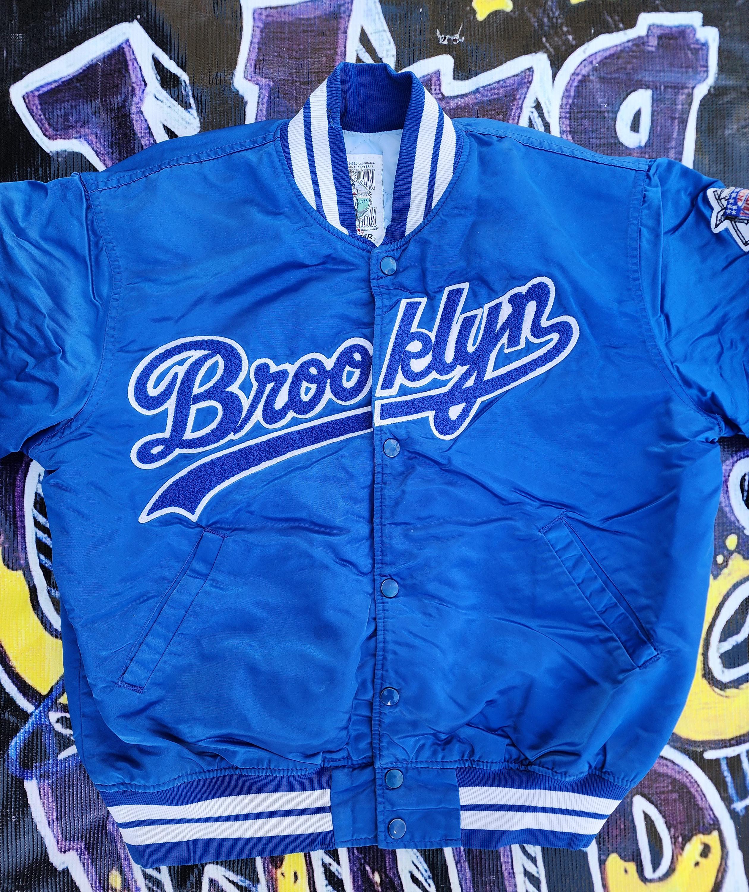 Vintage 1990s Los Angeles LA Brooklyn Dodgers Starter Satin Jacket