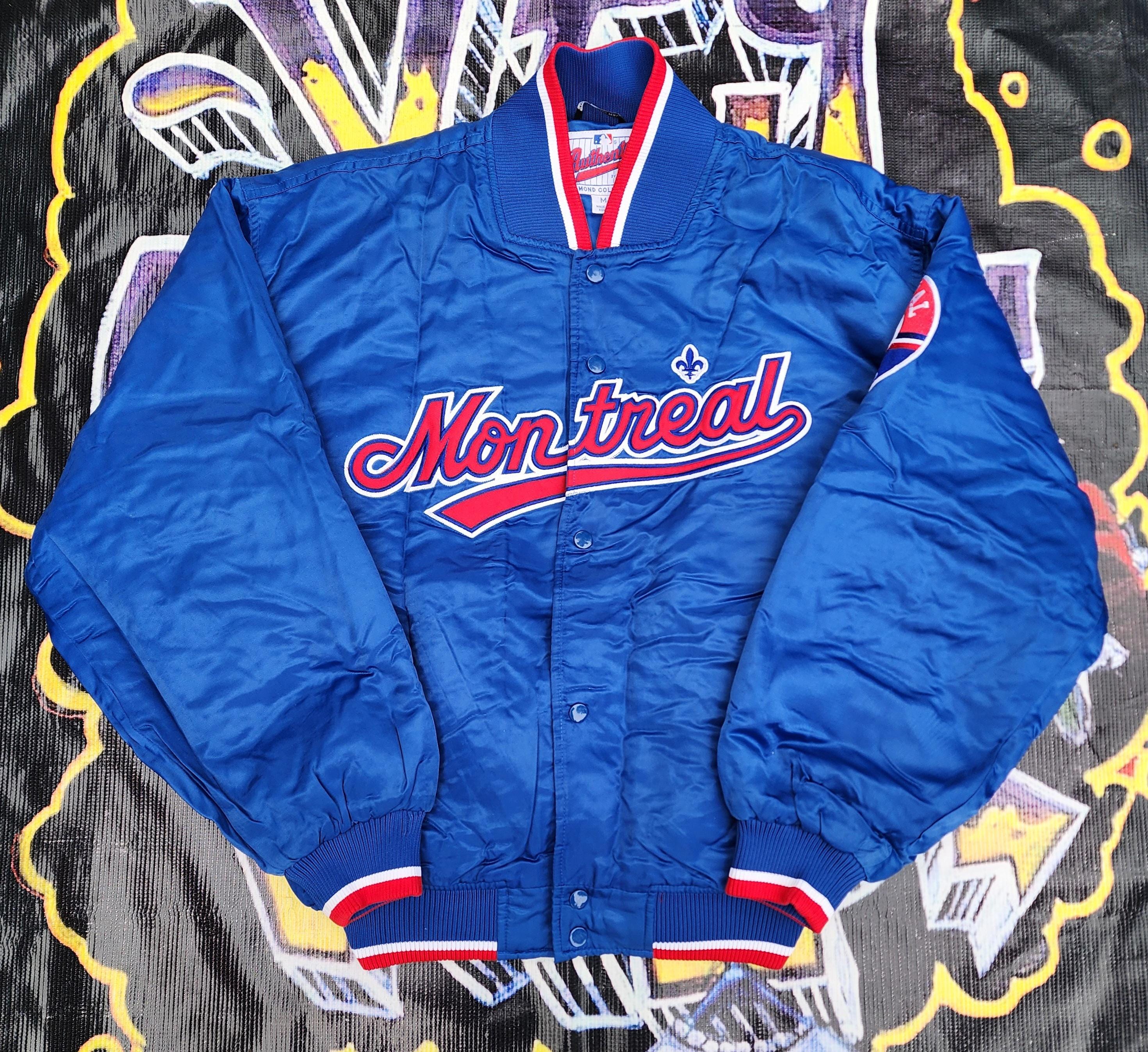 Vintage 1990s Montreal Expos Starter Bomber Jacket BNWOT Large - Etsy