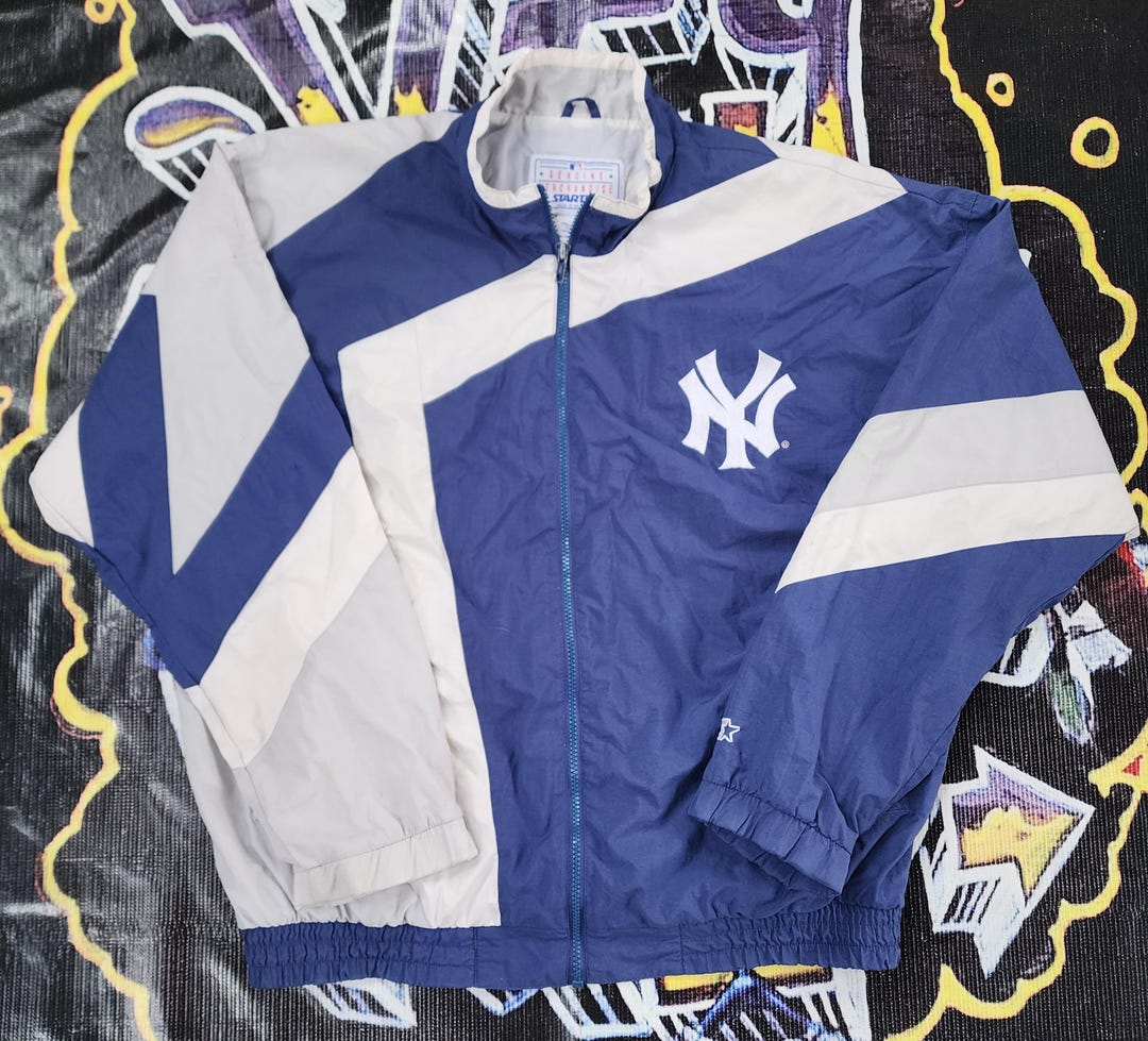 Vintage 1990s New York Yankees Starter Light Windbreaker Jacket