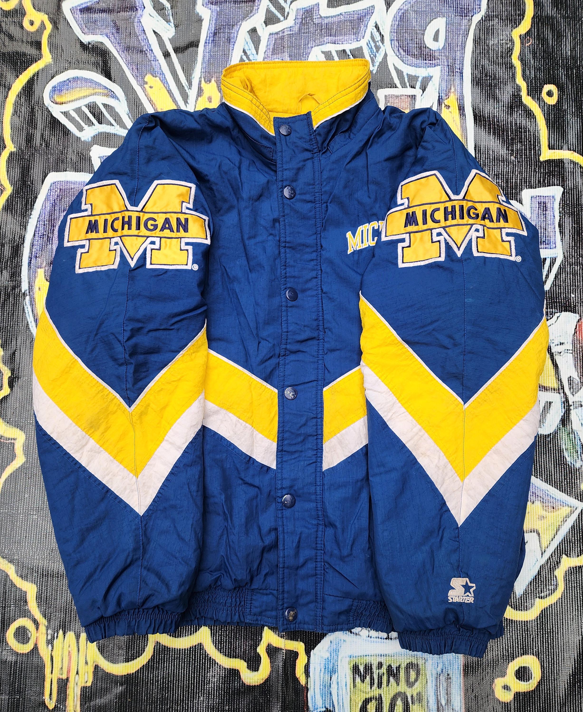 University of Michigan Wolverines Starter Jacket - Etsy