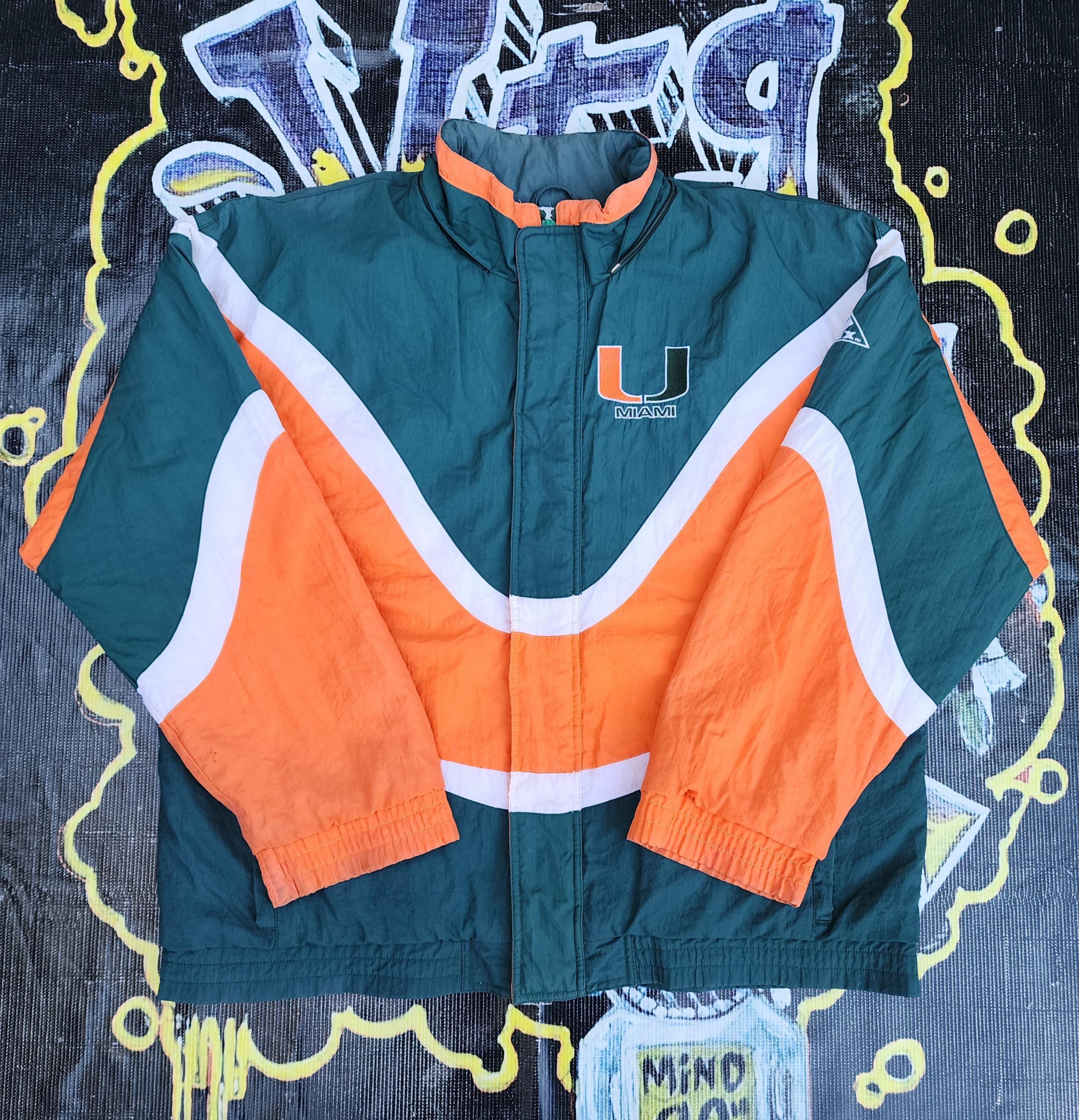 Miami Hurricanes Vintage Jacket - Etsy