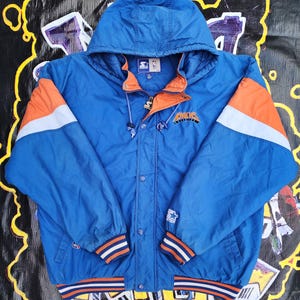 Vintage 1990s New York Knicks Starter Full Zip Jacket XL