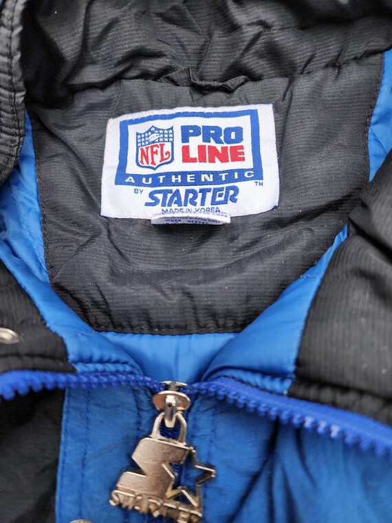 Vintage 90s Buffalo Bills Starter Pro Line Pouch Space Font Jacket