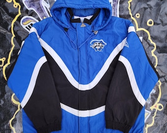 Vintage 1990s Charlotte Hornets Apex One Light Lined Jacket XL - Etsy
