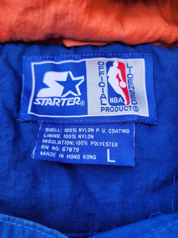 Vintage 1990s New York Knicks Starter Pouch Jacke… - image 5