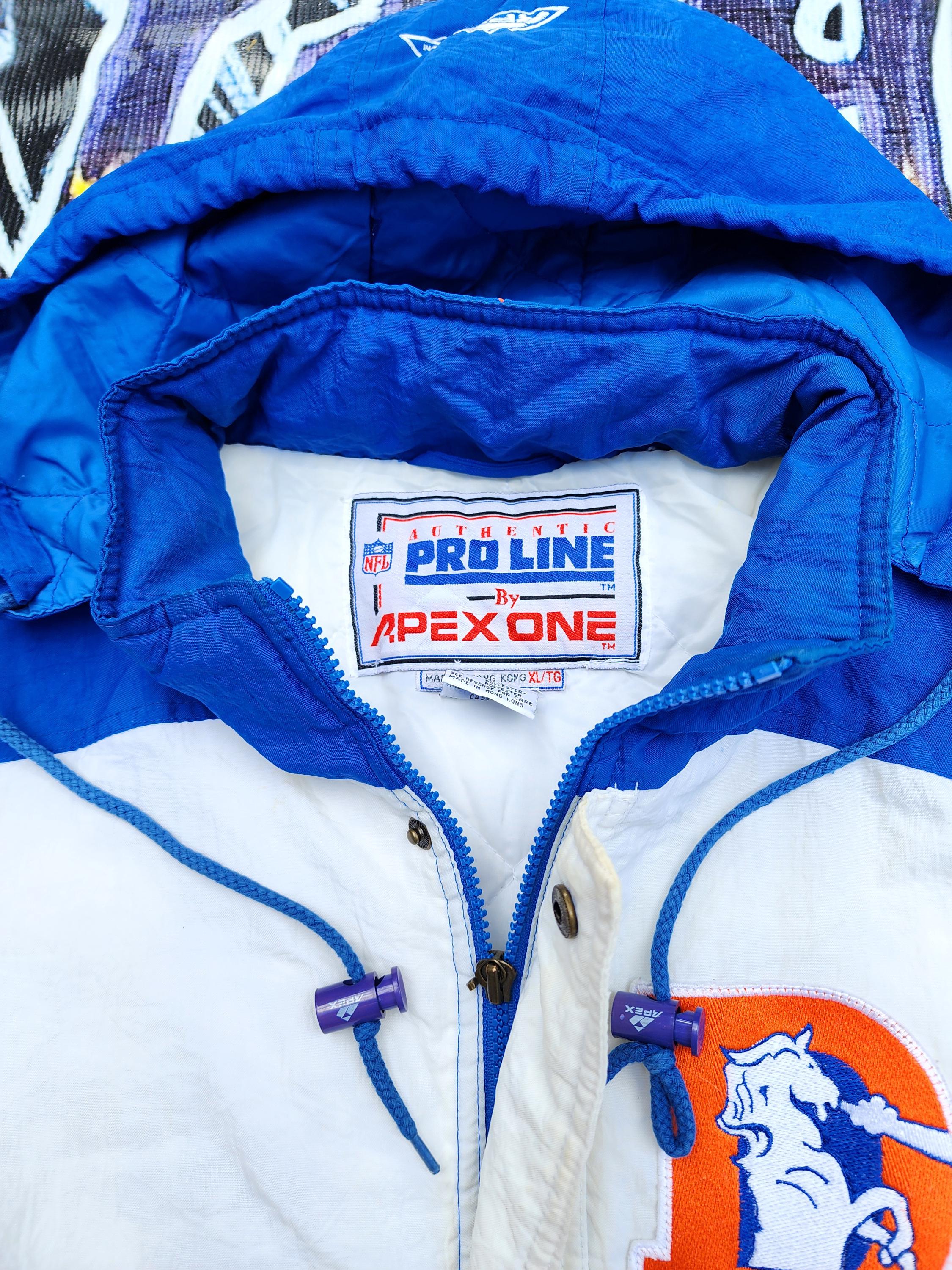 Vintage 90s Denver Broncos Apex One Wave Jacket XL - Etsy