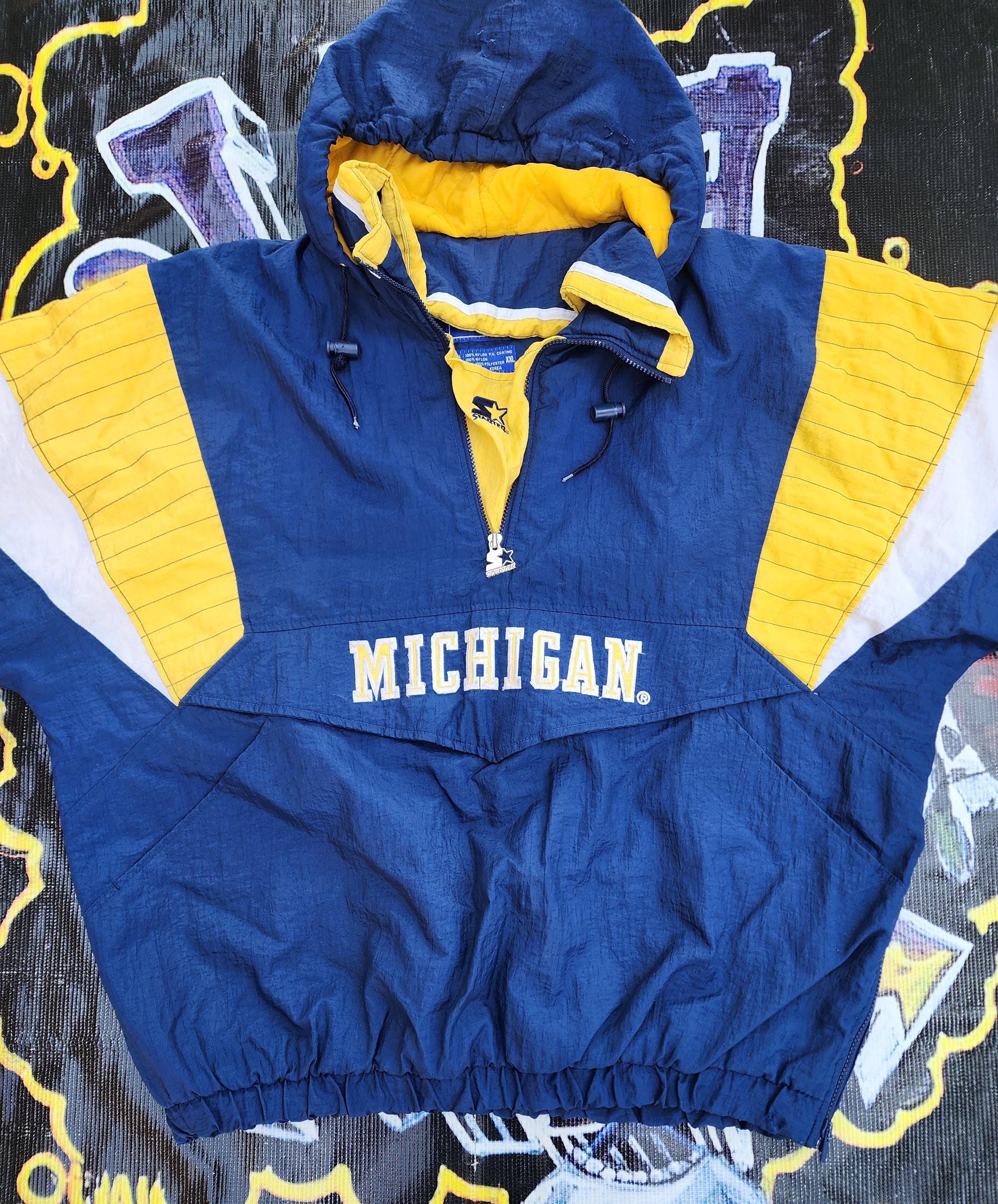 Vintage 1990s University of Michigan Wolverines Starter Pouch 