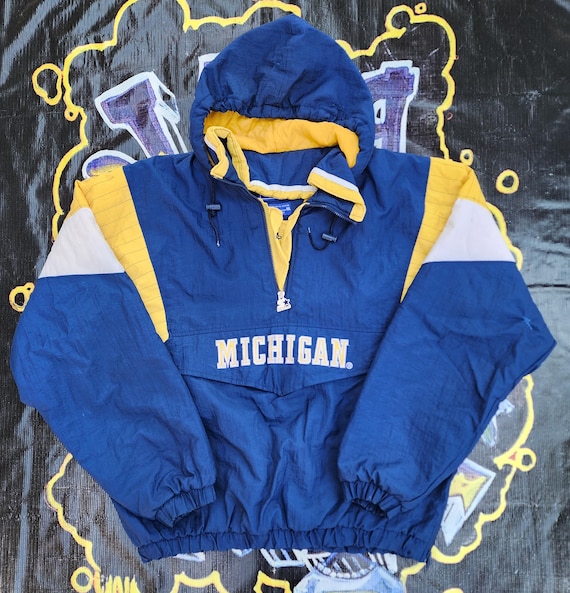Vintage 1990s University of Michigan Wolverines Starter Pouch