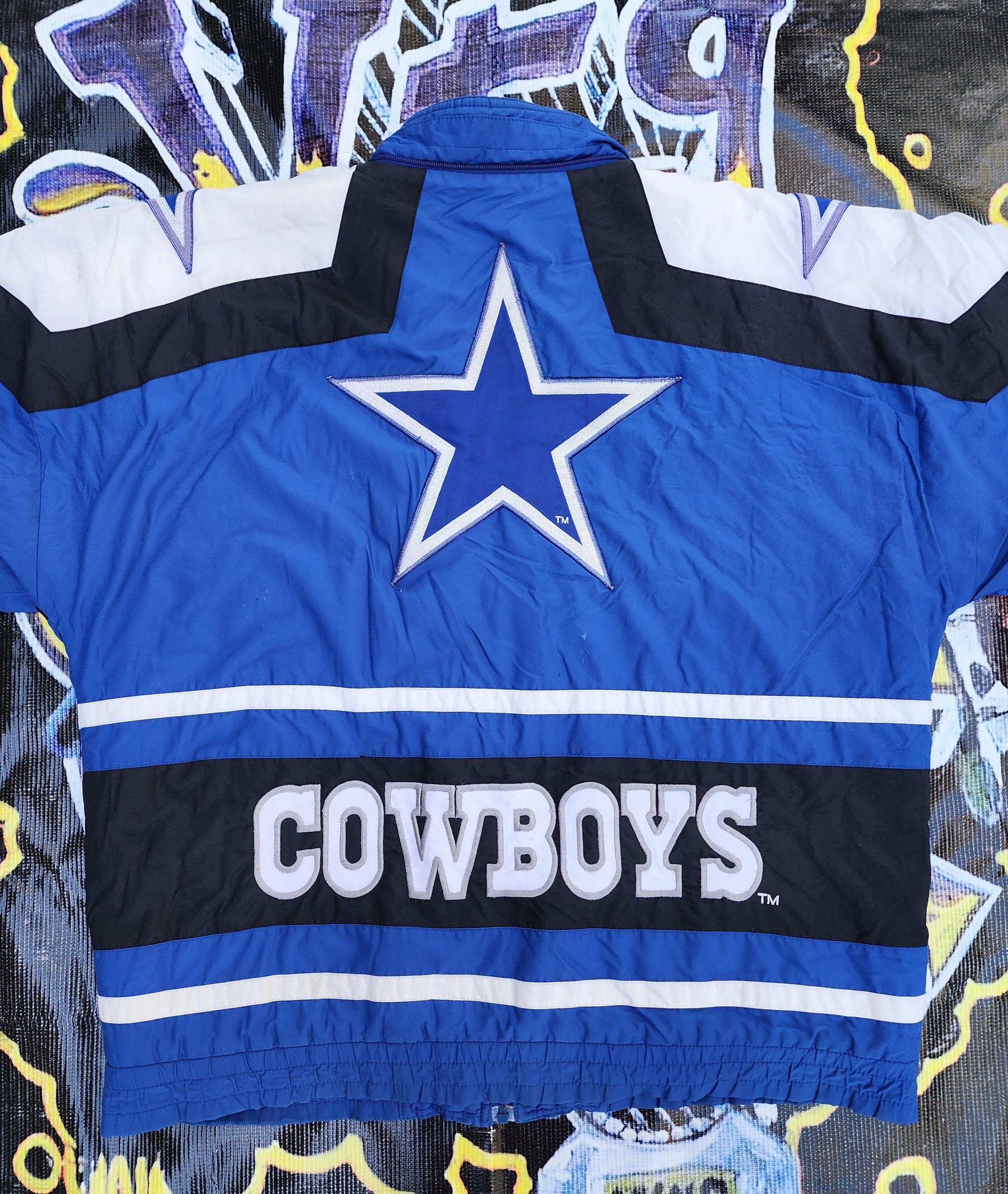 Vintage 90s Dallas Cowboys Apex One Shoulder Logos Jacket Large - Etsy