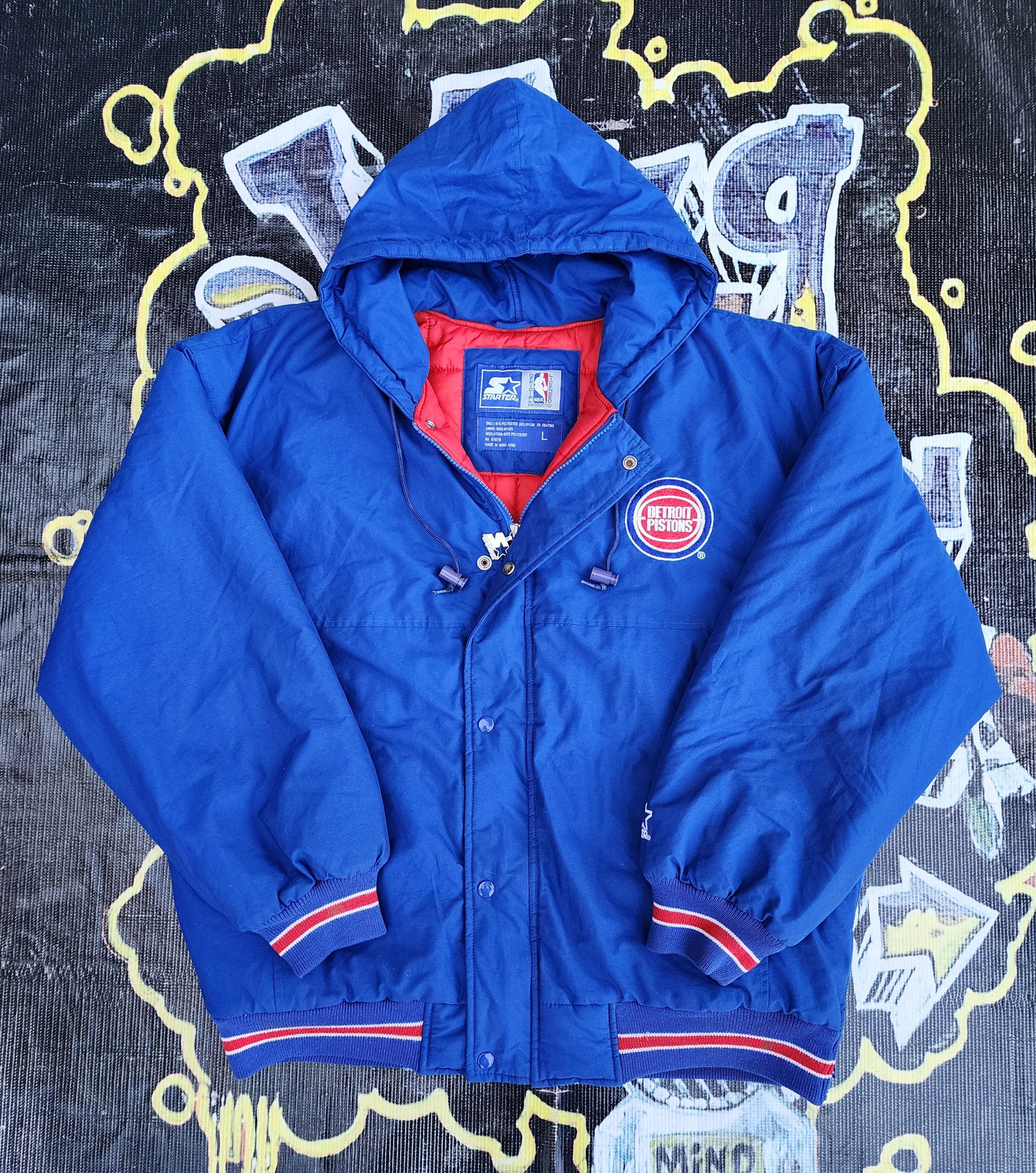 90s Starter Jackets Pistons - Etsy