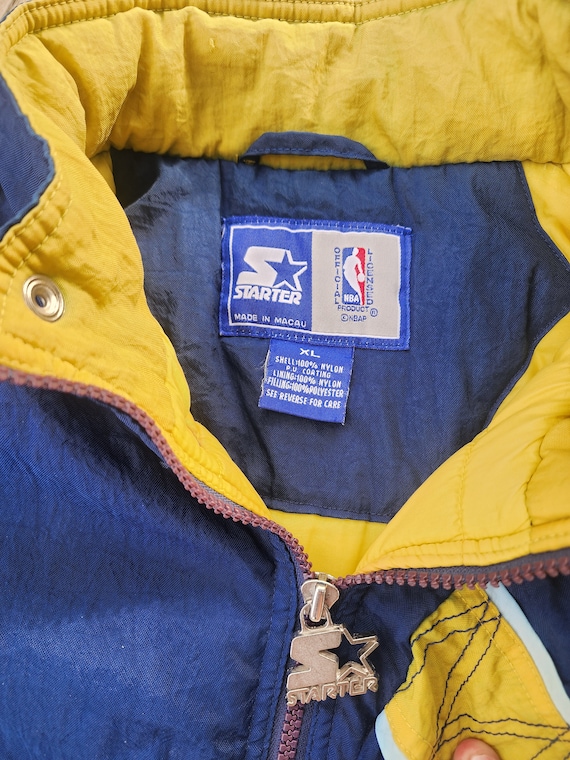 Vintage 1990s Indiana Pacers Starter Pouch Jacket… - image 4