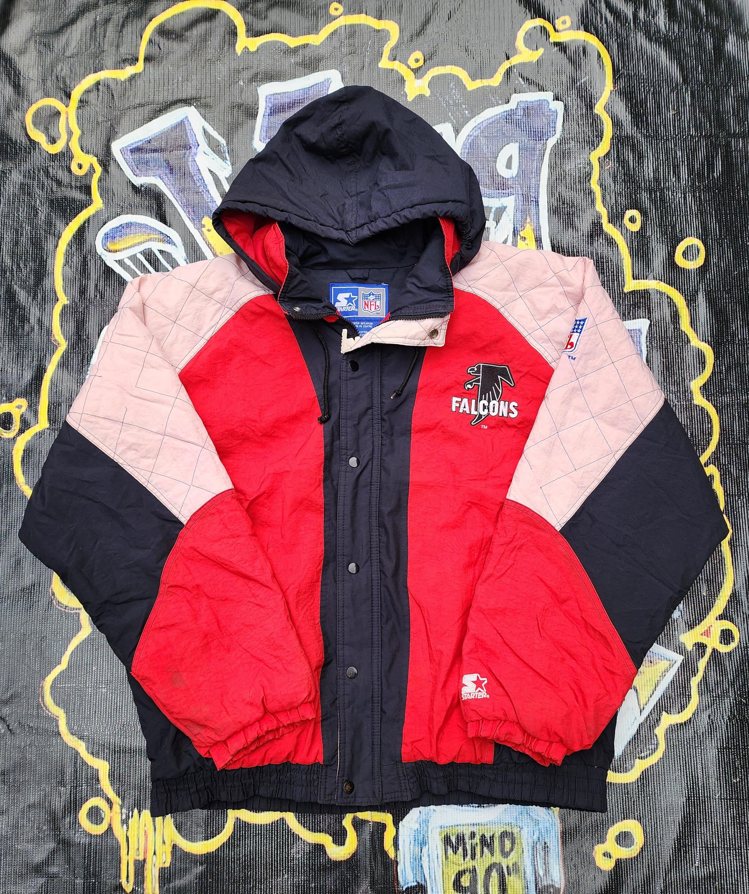 90s Starter Jackets Atlanta Falcons - Etsy