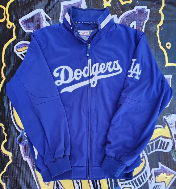 Vintage Early 2000s Los Angeles Dodgers Majestic Therma Base 