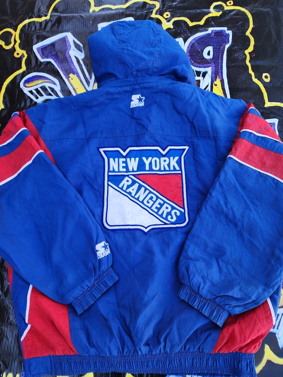 Vintage 1990s New York Rangers Starter Pouch Jack… - image 4