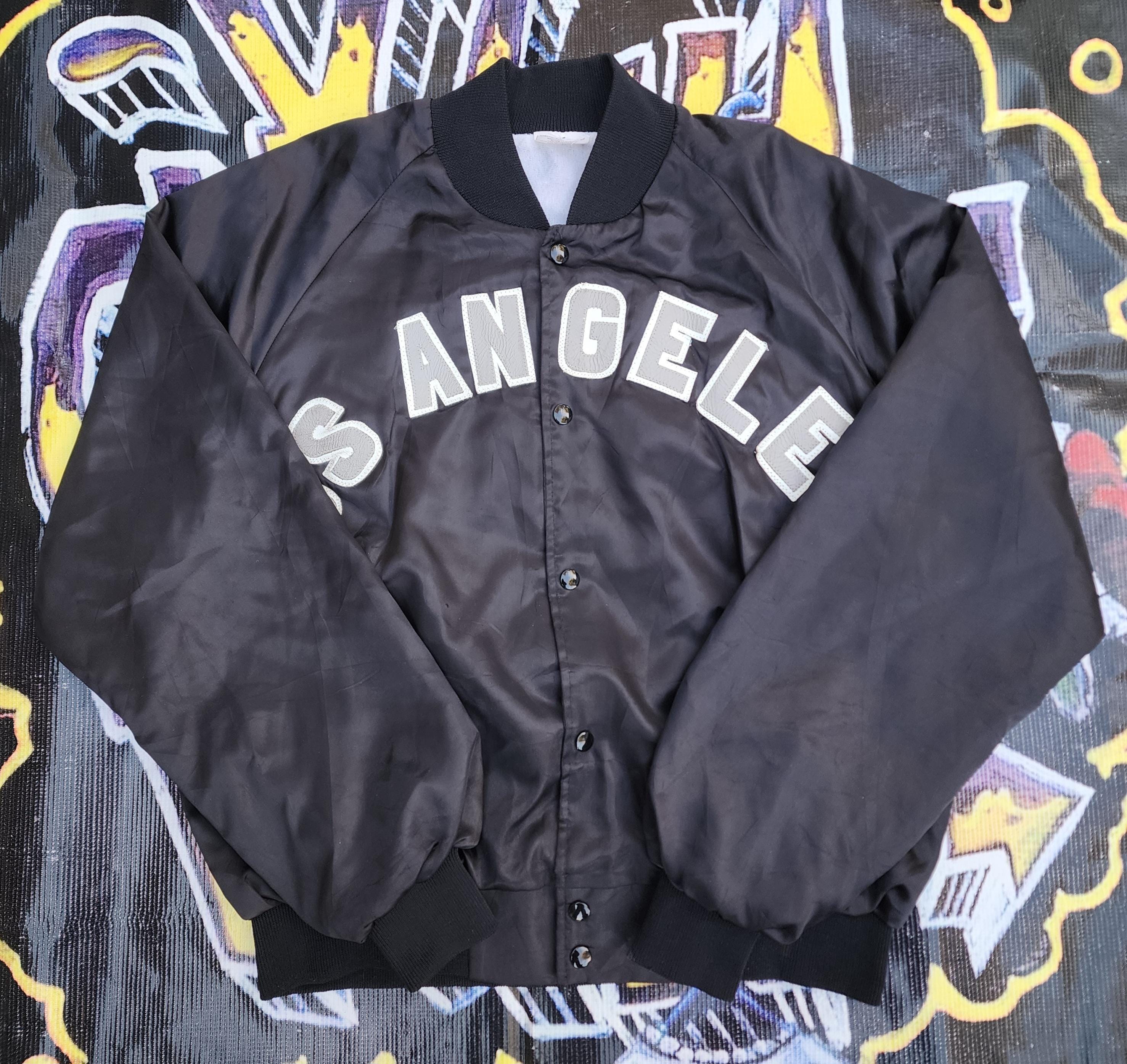Rare!!! Vintage 90s Los Angeles LA Kings Auburn Sportswear Satin 