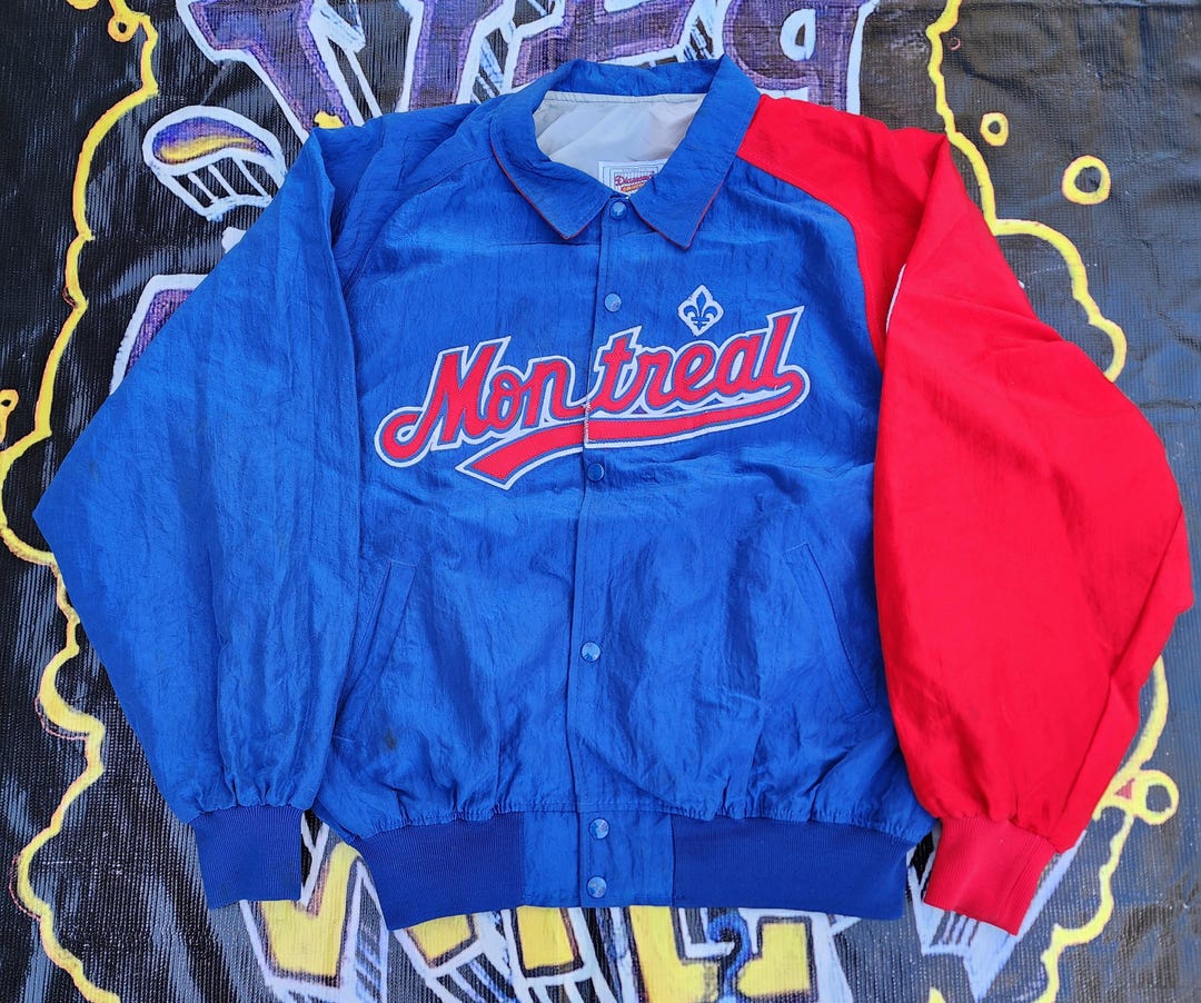 Vintage 90s Montreal Expos Starter Nylon Jacket XL - Etsy