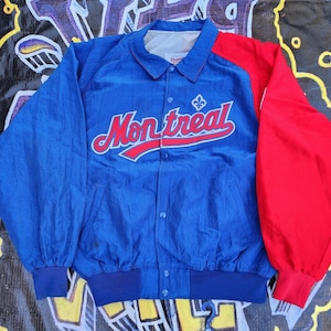 Vintage 90s Montreal Expos Starter Nylon Jacket XL