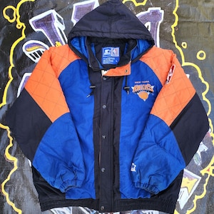Rare!!! Vintage 1990s New York Knicks Starter Quilt Jacket XL