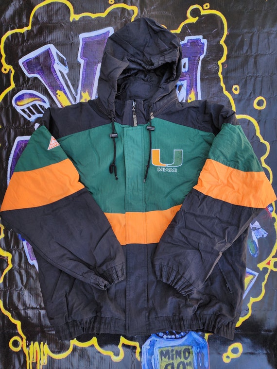Vintage 1990s University of Miami Apex One Jacket 