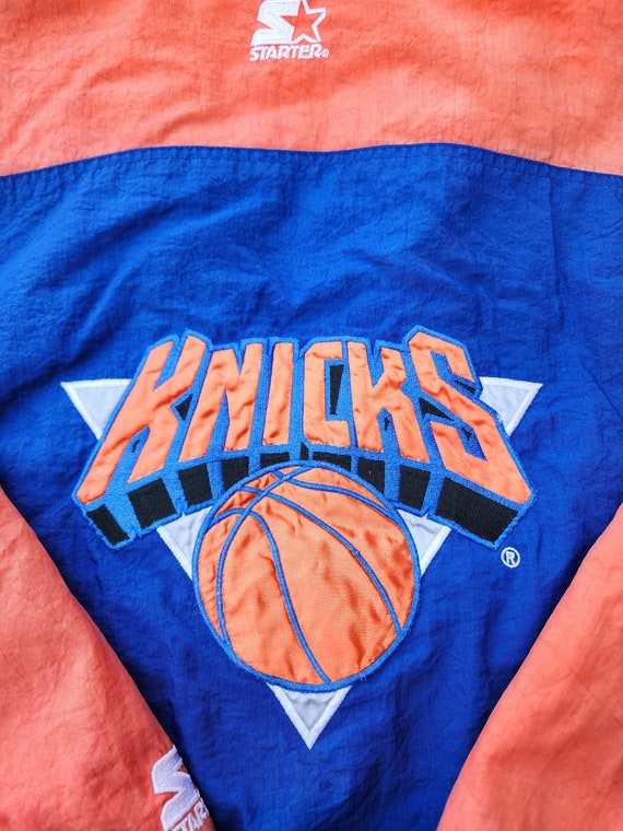 Vintage 1990s New York Knicks Starter Pouch Jacke… - image 4