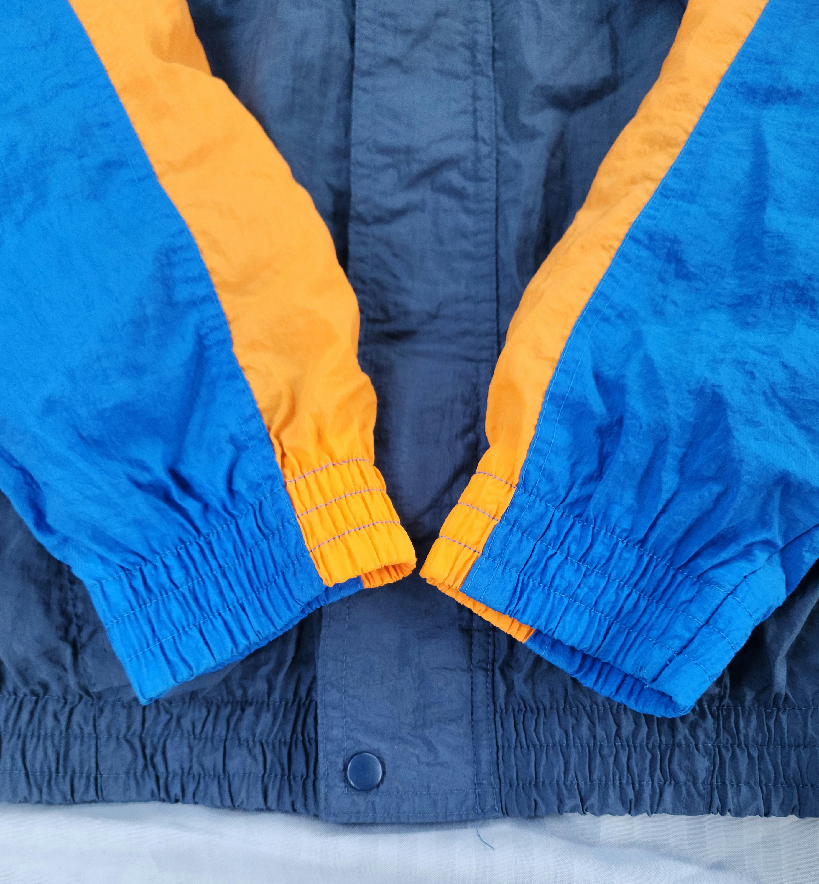 Vintage 1980s Nike Blue Orange Track Jacket Medium - Etsy